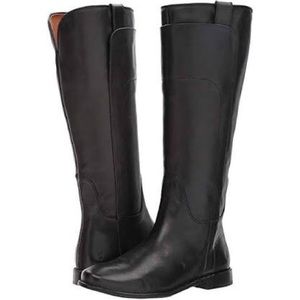 FRYE Black Leather Paige Boots sz 9